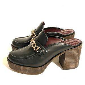 NWOT Franco Sarto Katra Platform Loafer Mule